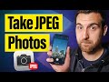 How to Take JPEG Photos on iPhone