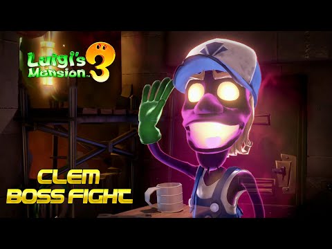 Luigi's Mansion 3 - Boss Ghost - B2 - Clem (10th Boss)