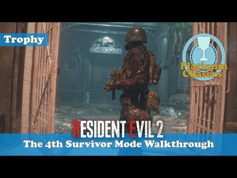 The 4th Survivor Walkthrough w/ Commentary - Grim Reaper Trophy - Resident Evil 2