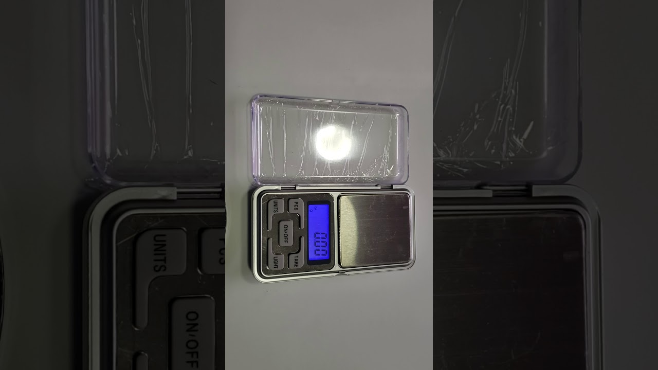 Ajuste de peso (calibracion) gramera, Pocket scale, serie MH