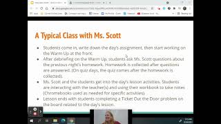 Integrated Math 1: Back to School Night