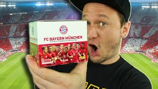 FC Bayern München DISPLAY Unboxing Offizielle Sticker Collection 15 16