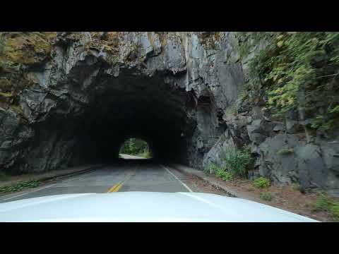 4K Driving from the Stevens Canyon Road Entrance to Paradise in Mt Rainier National Park