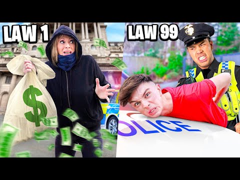 BREAKING 100 RULES IN 24 HOURS!! *arrested*
