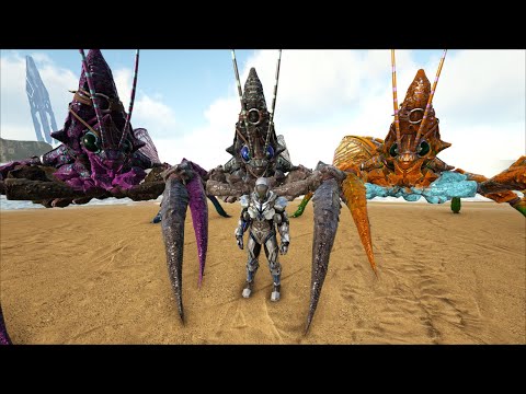 Where & How I Tamed 300 Rhyniognatha | Ark Official PVP 🍭