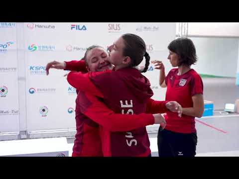 Interview Vivien Joy & Emely JAEGGI - Gold and Bronze Medal - 50mRifle 3Pos W - 2023 Changwong (KOR)