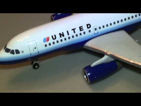 Episode 130: Herpa Wings 517911 United Airlines Airbus A319 Reg. N809UA 1/500 Scale