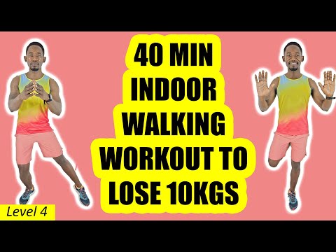 45 Minute Intense Running Workout at Home for Slimming 400 Calories