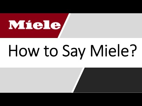 How to Pronounce Miele? | German Brand Name Pronunciation