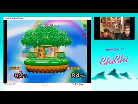 ChiChi's CapriSun 2 - Starman (Ice Climbers) Vs. Dr. Ew (Peach) - LS (Part 2)