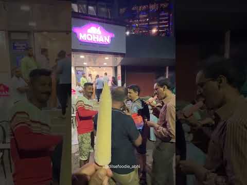 Famous mohan ice cream and kulfi | Pune JM road | Mali kulfi #food #kulfi #foodie #indianfood