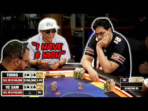 WTF Just Happened?!? ALL IN w/ 8 HIGH for $301K