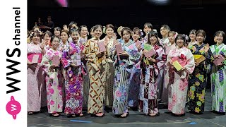 【韓国】日本人モデルがきものクリエイターはとりで美しいウォーキング！＜日韓合同ファッションイベント「STAGE ON ME」＞