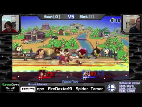JMU Game Day Tournament [Smash 4 Winners Semis] Sean (Marth) vs Mark (Mario)