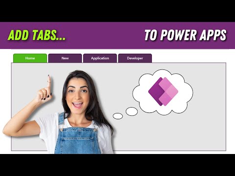 How to Add Tabs in Power Apps