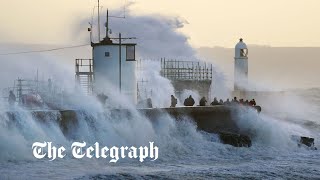 video: Britons brace for Storm Eunice - the worst in over 30 years 