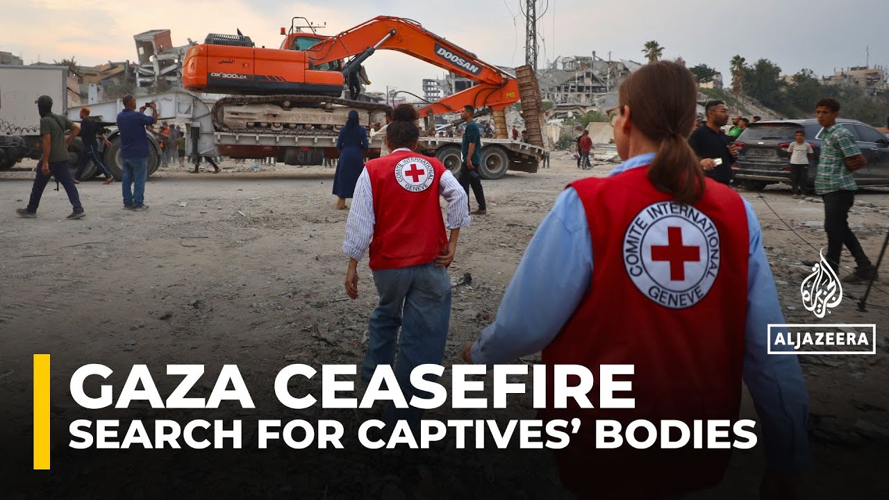 Red Cross, Hamas search for bodies of remaining Israeli captives in Gaza’s Shujayea