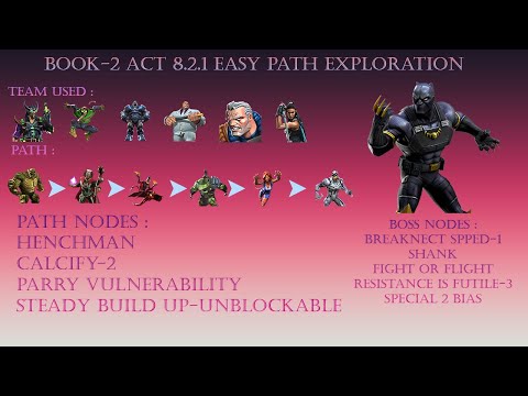 (Mcoc) ACT 8.2.1 Easy Path exploration [ BOSS SOLO ] Itemless