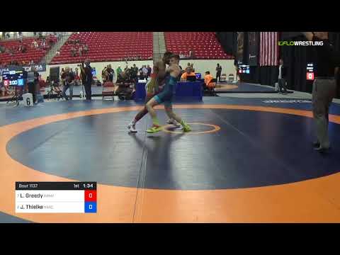 2018 Marine Corps US Open/Senior Men's Greco-Roman 63 Quarters - Lilshawn Greedy (Army) Vs. Jesse