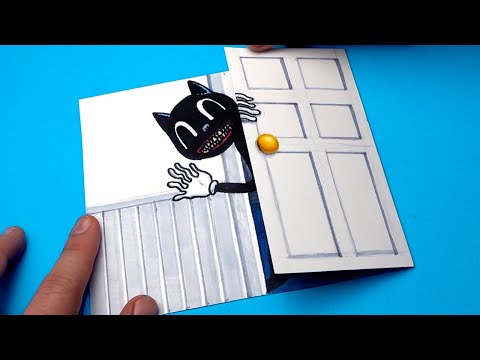 15 Amazing Trevor Henderson's Creation (Siren Head, Cartoon Cat Dog) Paper Craft and Doodle for FANS