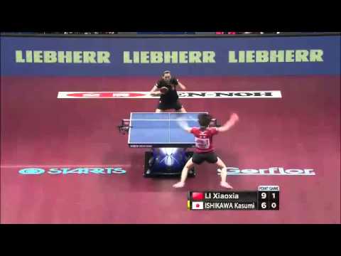 WTC-2014, Women's Final, CHINA vs JAPAN, game 2, LI Xiaoxia - ISHIKAWA Kasumi