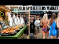 London Walking Tour Old Spitalfields Market London August 2021 4K