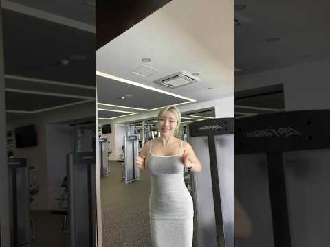 헬스장에서 몰래 댄스를했더니...