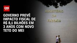 Vídeo: Governo prevê impacto fiscal de R$ 8,1 bilhões em 3 anos com novo teto do MEI | CNN MERCADO