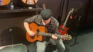 Video thumbnail for Henry Acker plays a 2017 Selmer Maccaferri Replica at DjangoFest NW! by DjangoBooks