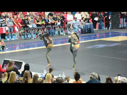 ANNIINA SALONEN and JUULIA KOSKINEN  I Disco Dance European Championship 2019