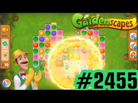 GARDENSCAPES - Level 2455 | Gameplay Walkthrough [ Plarix ]
