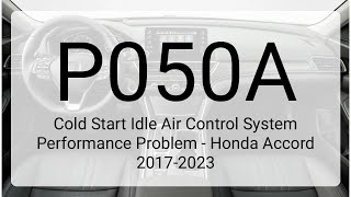 OBD Code p050a Guide to Repair