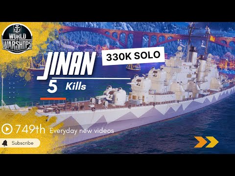 JINAN Cruiser / WoWs / World of Warships #wows #worldofwarships #gaming