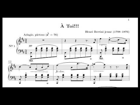 Henri Bertini Op.102-Nocturne 1 ¨A Toi!!!¨- Claudio Colombo