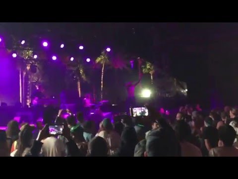 DEATH GRIPS on stage with Tyler, The Creator in the mosh pit at COACHELLA 2016