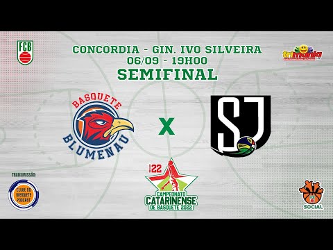 SEMIFINAL | ESTADUAL SUB-22 MASCULINO DE BASQUETE 2022 - APAB BLUMENAU x BASKET SÃO JOSÉ