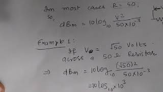 dBm to Voltage conversion and Calculator