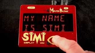 Video thumbnail for SIMI Modular PedalBoard MIDI Display Module by Molten Voltage by Step Audio