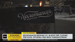 Necromancer Brewing Co. shutting down after 3 years