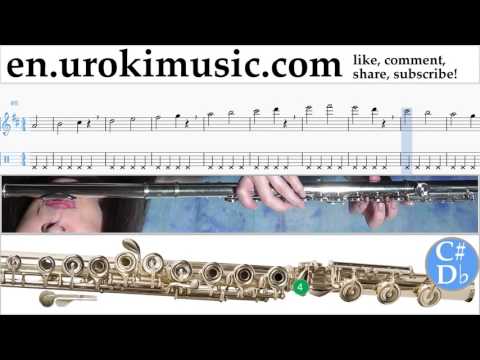 Flute lessons Shawn Mendes - There's Nothing Holdin' Me Back Sheet Music Tutorial Part#1 um-i352