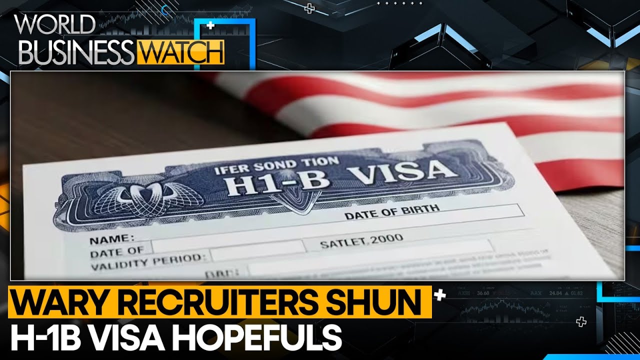 H-1b Visa Hopefuls Being Shut Out of Jobs | World Business Watch | WION