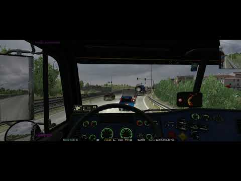 Euro Truck Simulator 2 - mod Freightliner FLB edited by Harven - 21:9 Ultrawide