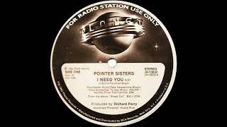 POINTER SISTERS: "I NEED YOU" [J*ski EDIT]
