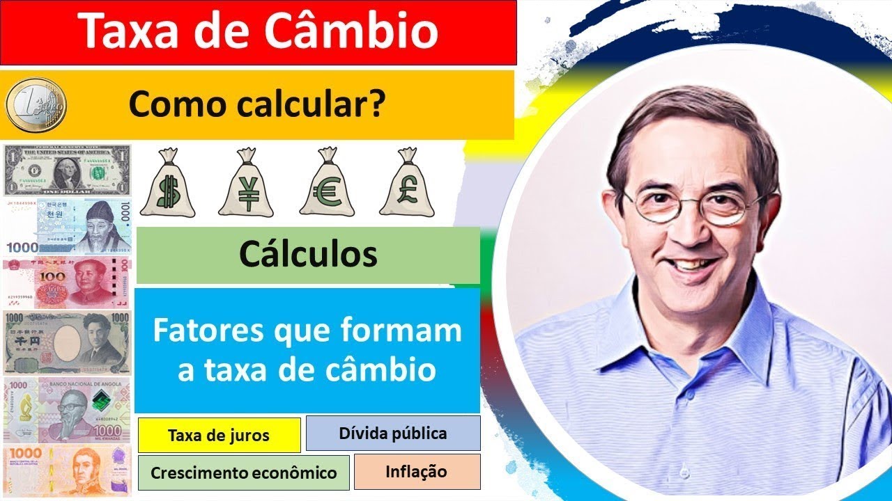 Taxa de câmbio. Como calcular. Entenda a Taxa de Câmbio. Fatores que formam a taxa de câmbio.
