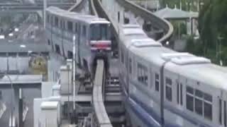 Japonyadaki İnanılmaz Tren Yolu!  Osaka Monoray 