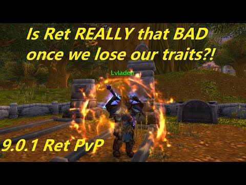 WoW 9.0.1 Shadowlands - Ret Paladin PvP - 1v2s + Arena NO Azerite Allowed! Lvladen Commentary