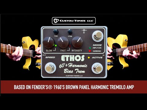Custom Tones Ethos Guitar FX ‘60s Harmonic / Bias Tremolo Free Shipping 2025 image 8