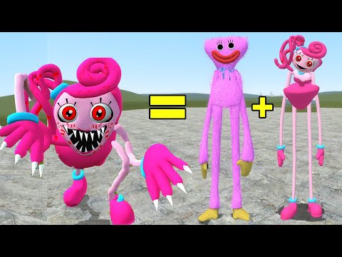 I combined cursed mommy long legs vs huggy wuggy
