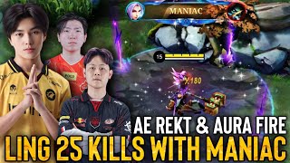 LING 25 KILLS WITH MANIAC FT. AE REKT AND AURA FIRE