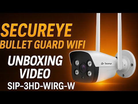 Secureye SIP-3HD-WIRG-4G 3MP Bullet Guard Camera